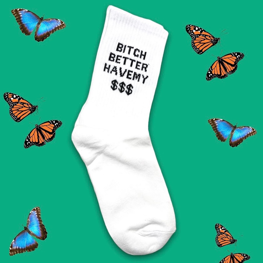 Skate socks. One size.